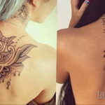 тату на спине женские 18.11.2019 №065 -women back tattoos- tatufoto.com