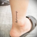 тату на щиколотке женские 18.11.2019 №020 -ankle tattoos for women- tatufoto.com