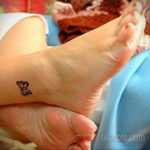 тату на щиколотке женские 18.11.2019 №084 -ankle tattoos for women- tatufoto.com