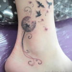 тату на щиколотке женские 18.11.2019 №107 -ankle tattoos for women- tatufoto.com