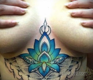 тату под грудью женские 18.11.2019 №040 -tattoo under the breast women- tatufoto.com
