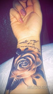тату роза женская 18.11.2019 №002 -rose tattoo women- tatufoto.com