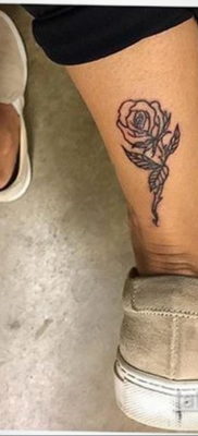 тату роза женская 18.11.2019 №025 -rose tattoo women- tatufoto.com
