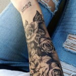 тату роза женская 18.11.2019 №026 -rose tattoo women- tatufoto.com