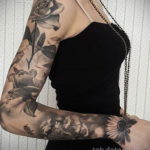 тату роза женская 18.11.2019 №050 -rose tattoo women- tatufoto.com
