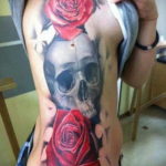 тату роза женская 18.11.2019 №057 -rose tattoo women- tatufoto.com