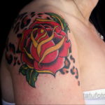 тату роза женская 18.11.2019 №065 -rose tattoo women- tatufoto.com