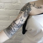 тату рукав женский 18.11.2019 №024 -tattoo sleeve women- tatufoto.com