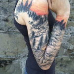 тату рукав женский 18.11.2019 №035 -tattoo sleeve women- tatufoto.com