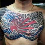 тату японские волны 26.11.2019 №022 -tattoo japanese waves- tatufoto.com