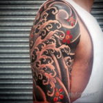 тату японские волны 26.11.2019 №035 -tattoo japanese waves- tatufoto.com