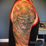 тату японский самурай 26.11.2019 №001 -japanese samurai tattoo- tatufoto.com