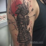 тату японский самурай 26.11.2019 №006 -japanese samurai tattoo- tatufoto.com