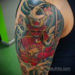 тату японский самурай 26.11.2019 №008 -japanese samurai tattoo- tatufoto.com