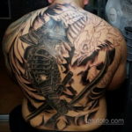 тату японский самурай 26.11.2019 №013 -japanese samurai tattoo- tatufoto.com