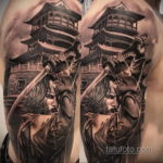 тату японский самурай 26.11.2019 №036 -japanese samurai tattoo- tatufoto.com