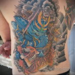 тату японский самурай 26.11.2019 №037 -japanese samurai tattoo- tatufoto.com