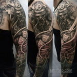 тату японский самурай 26.11.2019 №042 -japanese samurai tattoo- tatufoto.com