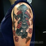 тату японский самурай 26.11.2019 №044 -japanese samurai tattoo- tatufoto.com