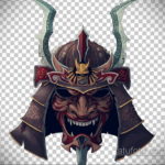 тату японский самурай 26.11.2019 №046 -japanese samurai tattoo- tatufoto.com