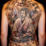 тату японский самурай 26.11.2019 №048 -japanese samurai tattoo- tatufoto.com