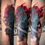 тату японский самурай 26.11.2019 №050 -japanese samurai tattoo- tatufoto.com
