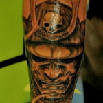 тату японский самурай 26.11.2019 №052 -japanese samurai tattoo- tatufoto.com