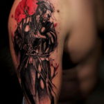 тату японский самурай 26.11.2019 №055 -japanese samurai tattoo- tatufoto.com