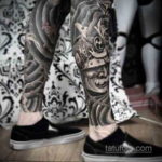 тату японский самурай 26.11.2019 №064 -japanese samurai tattoo- tatufoto.com