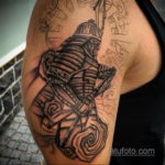 тату японский самурай 26.11.2019 №067 -japanese samurai tattoo- tatufoto.com
