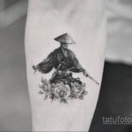 тату японский самурай 26.11.2019 №071 -japanese samurai tattoo- tatufoto.com