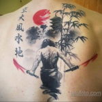 тату японский самурай 26.11.2019 №077 -japanese samurai tattoo- tatufoto.com