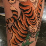 тату японский тигр 26.11.2019 №002 -japanese tiger tattoo- tatufoto.com