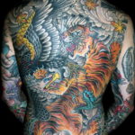 тату японский тигр 26.11.2019 №005 -japanese tiger tattoo- tatufoto.com