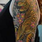 тату японский тигр 26.11.2019 №007 -japanese tiger tattoo- tatufoto.com