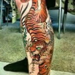 тату японский тигр 26.11.2019 №008 -japanese tiger tattoo- tatufoto.com
