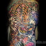 тату японский тигр 26.11.2019 №009 -japanese tiger tattoo- tatufoto.com