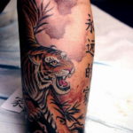 тату японский тигр 26.11.2019 №010 -japanese tiger tattoo- tatufoto.com