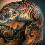 тату японский тигр 26.11.2019 №014 -japanese tiger tattoo- tatufoto.com