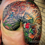 тату японский тигр 26.11.2019 №018 -japanese tiger tattoo- tatufoto.com