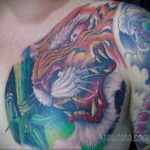 тату японский тигр 26.11.2019 №021 -japanese tiger tattoo- tatufoto.com