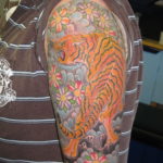тату японский тигр 26.11.2019 №037 -japanese tiger tattoo- tatufoto.com