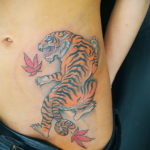 тату японский тигр 26.11.2019 №039 -japanese tiger tattoo- tatufoto.com