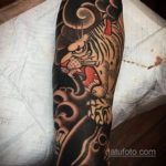 тату японский тигр 26.11.2019 №042 -japanese tiger tattoo- tatufoto.com
