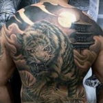 тату японский тигр 26.11.2019 №048 -japanese tiger tattoo- tatufoto.com