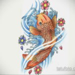 тату японских карпов 26.11.2019 №002 -japanese carps tattoo- tatufoto.com