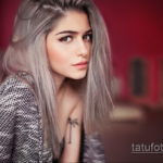 фото красивая девушка с тату 24.11.2019 №064 -beautiful girl with a tattoo- tatufoto.com