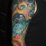 японская змея тату 26.11.2019 №006 -japanese snake tattoo- tatufoto.com