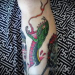 японская змея тату 26.11.2019 №014 -japanese snake tattoo- tatufoto.com