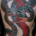 японская змея тату 26.11.2019 №021 -japanese snake tattoo- tatufoto.com